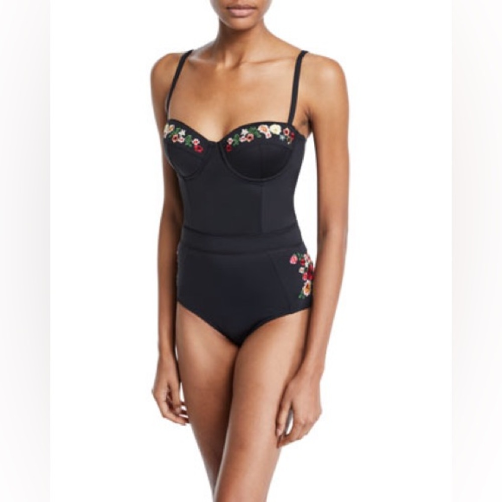 Johnny Was Haley Floral Corset One Piece XXL